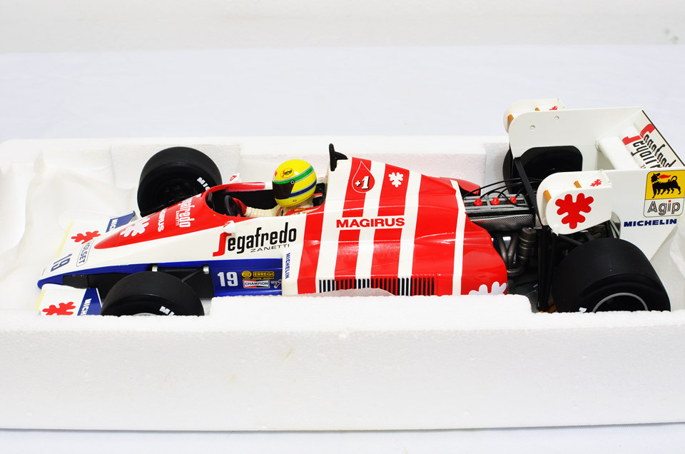 AYRTON SENNA 1984 TOLEMAN TG184 1:18